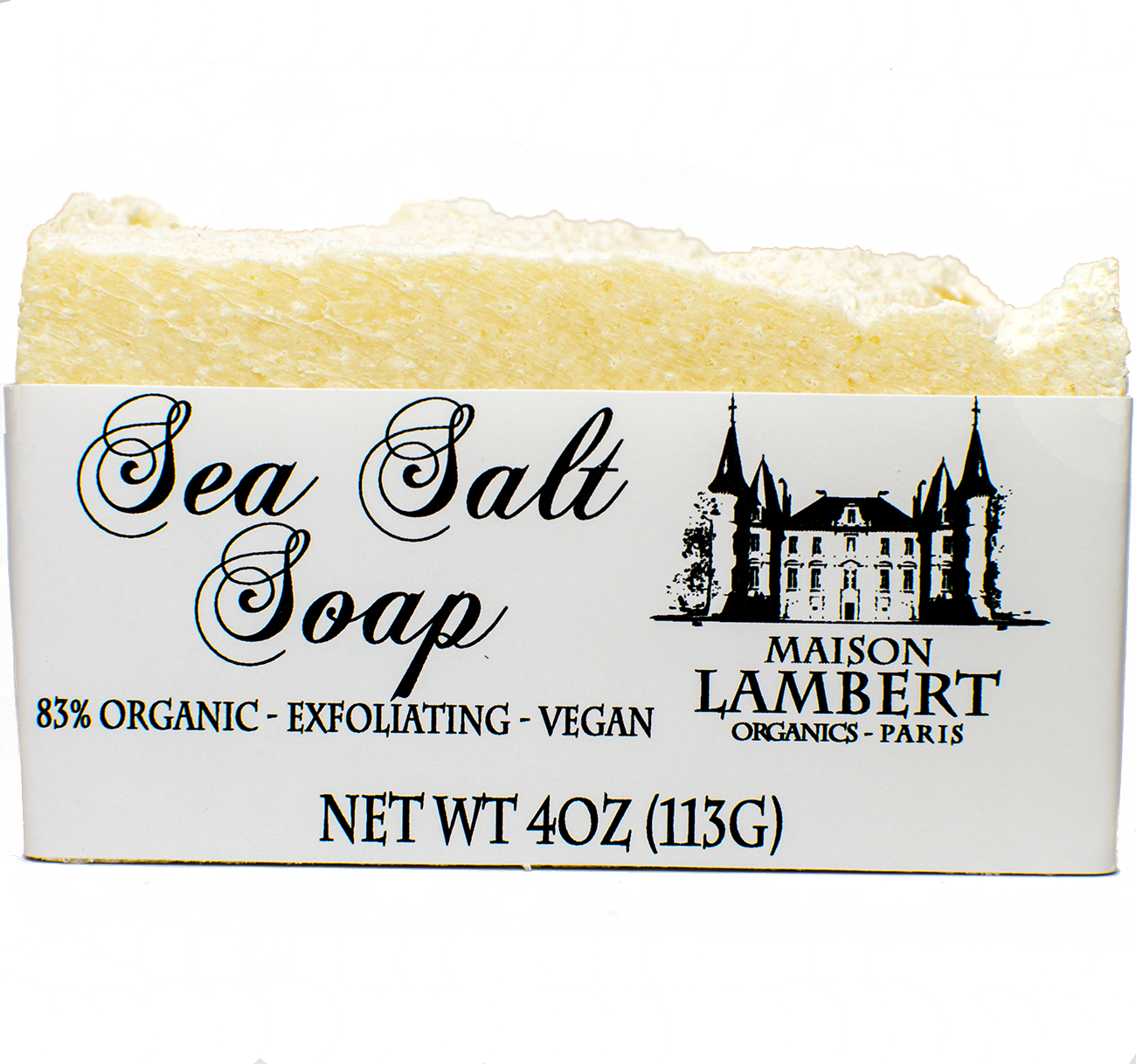 Soap - Organic Sea Salt Soap - Exfoliating, Vegan, All Natural, Handmade