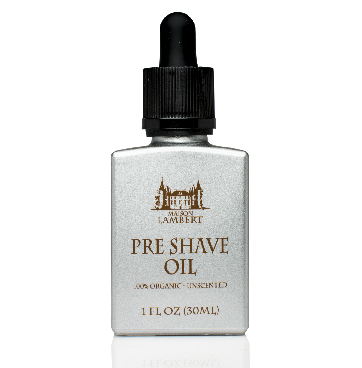 Pre Shave Oil - Maison Lambert Pre Shave Oil - 100% Organic Ingredients - Vegan - Unscented - For Men And For Sensitive Skin And All Skin Types!