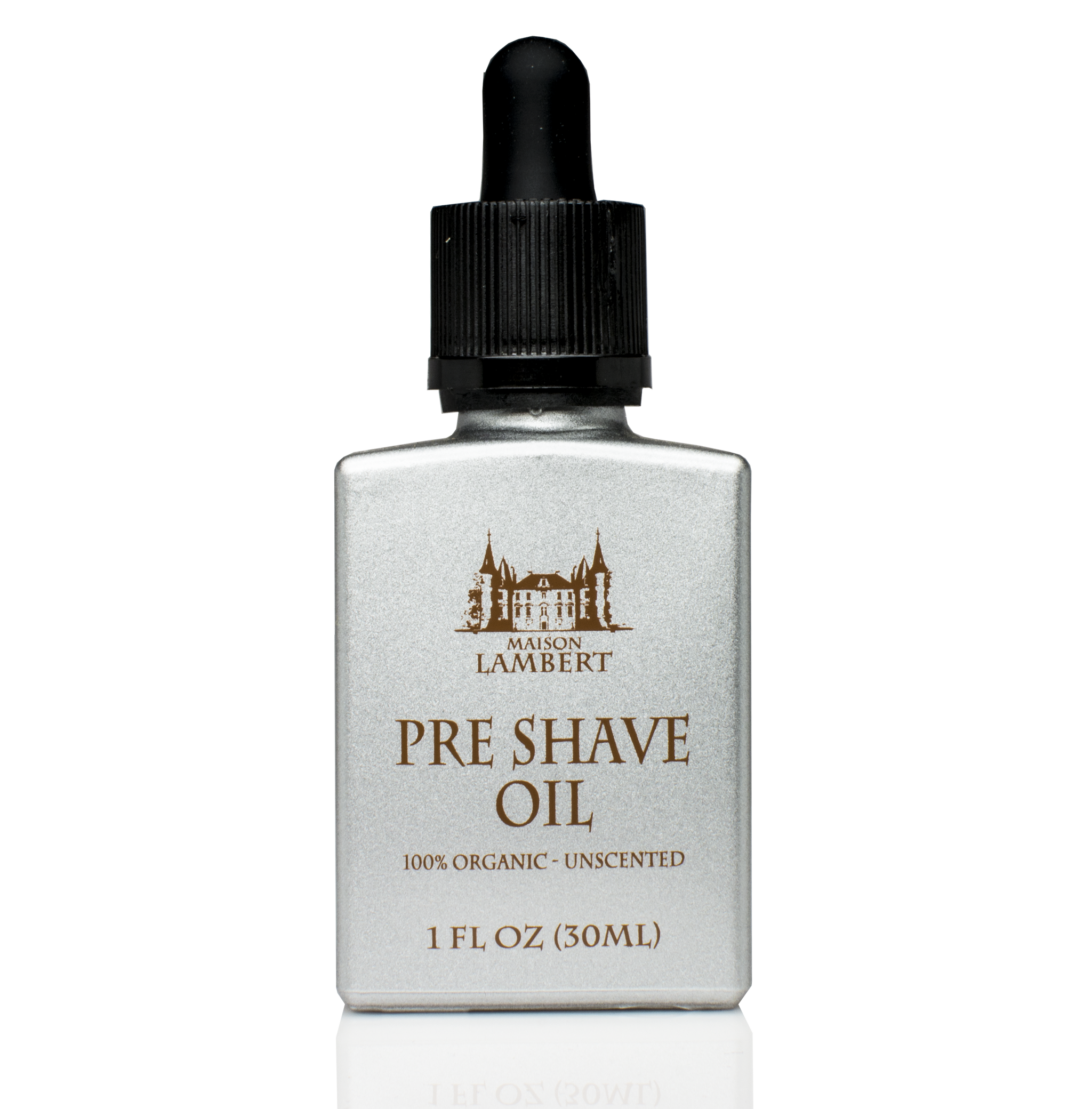 Pre Shave Oil - Maison Lambert Pre Shave Oil - 100% Organic Ingredients - Vegan - Unscented - For Men And For Sensitive Skin And All Skin Types!